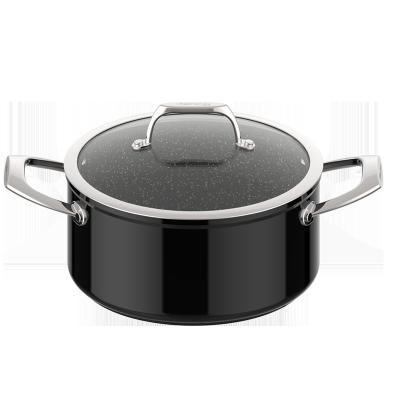 China ASD Sustainable High Quality Wholesale Custom Cooking Pot En Casserole Aluminum Cookware Set Cooking Pots for sale