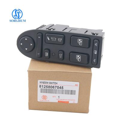 China Window Power Push Control Switch Electric Power Button Window Switch For MAN TGA TGX 81258067045 New TGA for sale