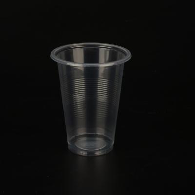 China Eco-friendly 420ml pp disposable stocked plastic cup boba coffee plastic tea with lids custom logo printed for sale