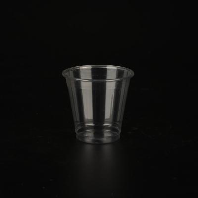 China 3oz Single Wall Plastic Pet Cups Disposable Cold Drink With Lids for sale