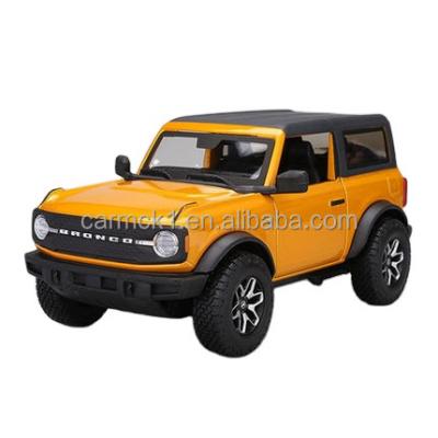 China 1:24 2021 Ford Model Toy Maisto Genuine Alloy Car Ornaments Diecast Bronco Horse Bronco Badlands CARMCK for sale