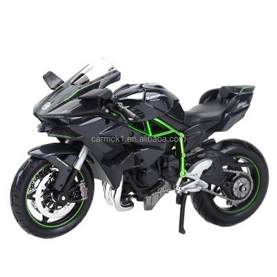 China Toy Maisto 1:12 Kawasaki Ninja H2 R Diecast Black Die Cast Vehicles Hobby Motorcycle Collectable Model Toys CARMCK 32708 for sale