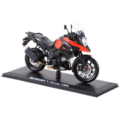 China Diecast Toy Maisto Suzuki V-Strom 1:12 With Stand Die Diecast Vehicles Hobby Collectable Motorcycle Toys Model carmck 32711 for sale