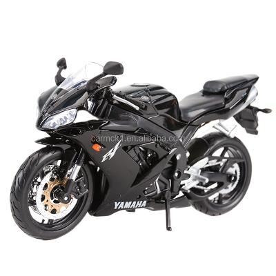 China 1:12 Yamaha YZF-R1 Diecast Diecast Vehicles Hobby Motorcycle Model Toys 32712 Collectable Version Metal Alloy Diecast From Toy Maisto for sale