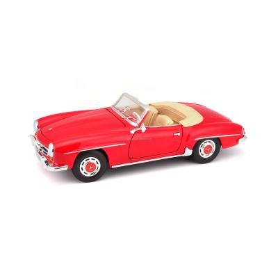 China Toy Hot Diecast Selling Maisto 1:18 1955 Mercedes Benz 190SL Static Die Cast Model Vehicles Car Toys Alloy Collectible Car Model for sale