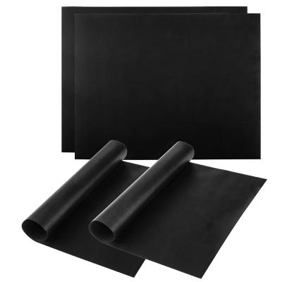 China Thermal Resistance 3633 BBQ Grill Mat Stick Not Easy To Clean Non-stick Pfte BBQ Grill Mat BBQ Mat for sale