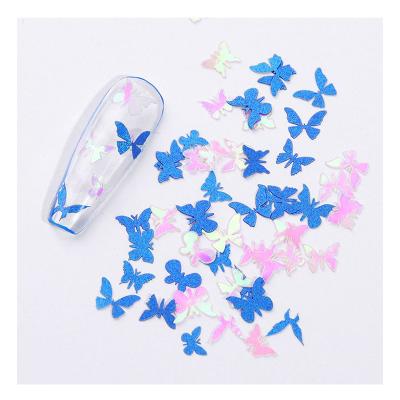 China Decorate Nail Ready To Board Glitter To Nail Glitter And Nail Glitter Butterfly Art Decoration Jewelry for sale