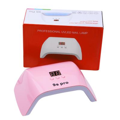 China Wholesale 120W ABS plastic intelligent rechargeable double light source nail lamp UV led rose nail lamp for sale