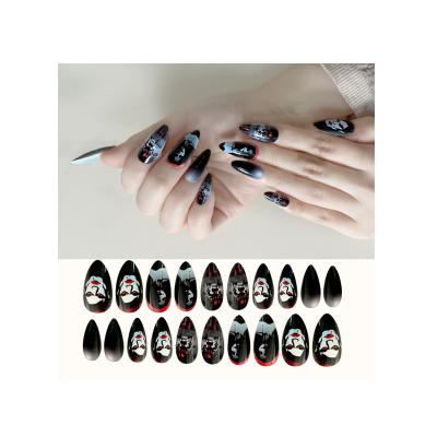 China Full Covers Tiletto Eco - Friendly Material Girls Halloween Press No Vampire Teeth Artificial Fake Nails Art for sale