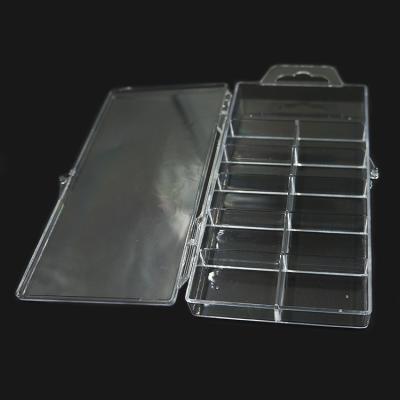 China Eco-friendly Ready to ship empty box xxl for custom large clear nail tip 100 pcs display storage box comtainer for sale