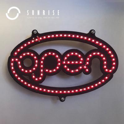 China Durable SUNRISE SIGN Manufacturer Custom Outdoor Indoor Long Low Consumption Open Business Smd Led Sign Open And Closed Led Sign Board for sale