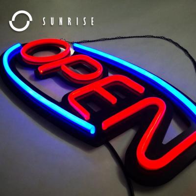 China Consumer SUNRISE SIGN Maker Custom Waterproof Neon LED Sign Long Lasting Open Board For Business for sale