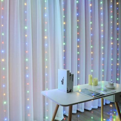 China Bolylight curtain light hot sale 2m*2m led string window curtain light led string lights for christmas/bedroom/party for sale