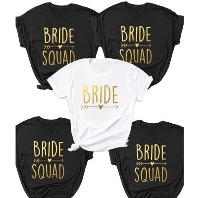 China Breathable Bride & Bridal Party Shirts - Bride Tribe Wedding Shirts For Bridesmaid Maid Of Honor for sale