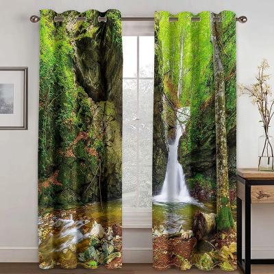 China Home luxury best blackout blackout curtains for living room gold green embroidery curtains for hotel curtain fabric European loby for sale