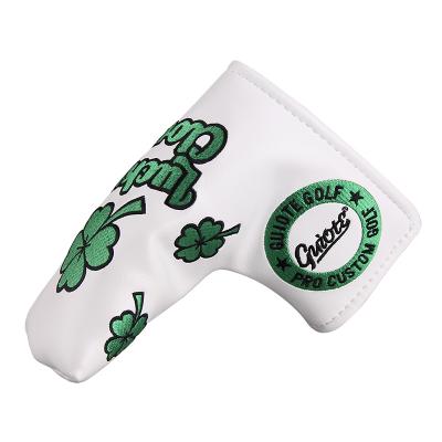 China Protect Golf Clubs Wholesale Golf Club Head Cover Golf Blade Putter Head Covers Magnet Closure for sale