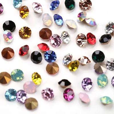 China Wholesale Cheap Bulk Point SS6-SS45 Pointback Non Hotfix Rhinestones Crystal Glass Chatons For Jewelry Super Shiny Workmanship for sale