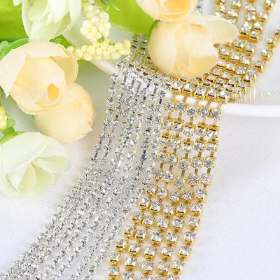 China High Quality Cup Chain Flatback Rhinestone Crystal AB Glass Rhinestones 2-8mm Balancing For Garment Jewelry Accessories for sale