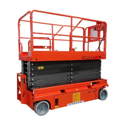 China Automot Aerial Self Propelled Scissor Lift Platform Self Propelled Scissor Lift Mobile Work Construction Lift Platform for sale