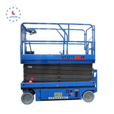 China Aerial construction work 14 meter self-propelled mobile lift platform self-propelled scissor man platform lift for sale