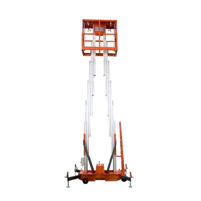 China Aerial Construction Works 9M One Man Lift Aluminum Single Man Lift 8M Single Mast One Mast One Lift for sale