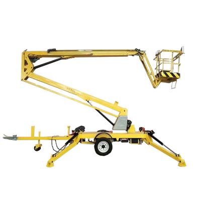 China Folding Arm Overhead Lift Trailer Construction Work Platform With Battery Power for sale