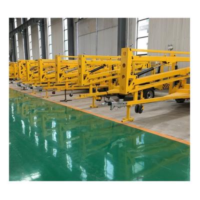 China Construction Works Arm Lift Aerial Crank Platform Lift Articulating Cherry Picker Trailer Spider Lifts for sale