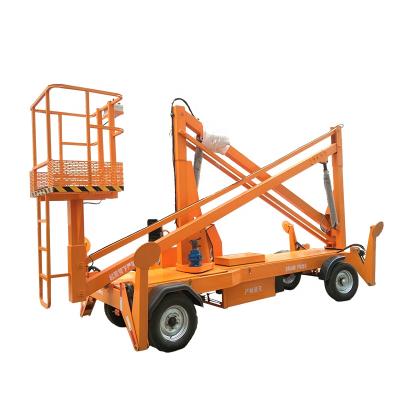 China Hydraulic aerial telescopic cylinder lift lift platform cherry orchard cherry harvester for sale for sale