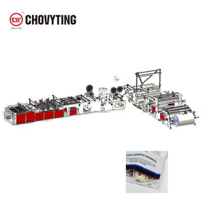 China Heavy Duty Hotels Bag Making Machine For Security Wraps Using And Deposit Bag Using for sale