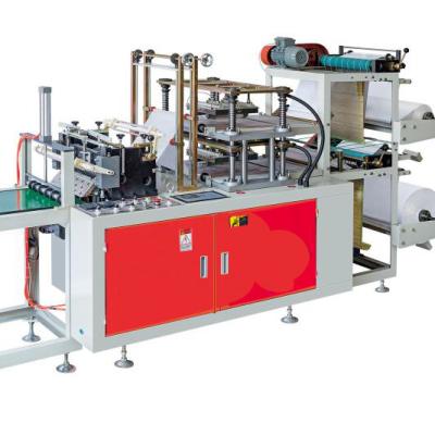 China Fully Automatic Factory Double Layer Plastic Glove Making Machine for sale