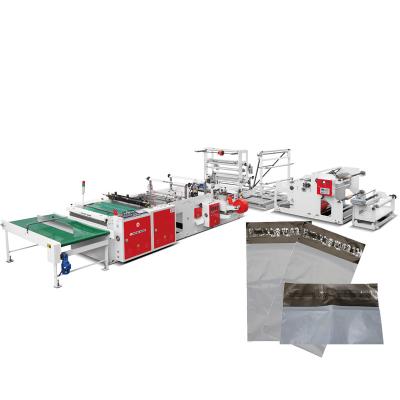 China factory taiwanplastic courier bag making machine maker Hot melt adhesive tape side express sealing bag making machine for sale