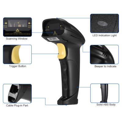 China Hot sale high performance commercial industrial barcode scanner qr code scanner barcode scanning gun wholesale for sale