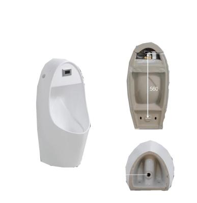 China Wall Mounted Ceramic Urinal Flush Ceramic Men's Gravity Household Toilet Induction Three-Dimensional Built-in Automatic Urinal for sale