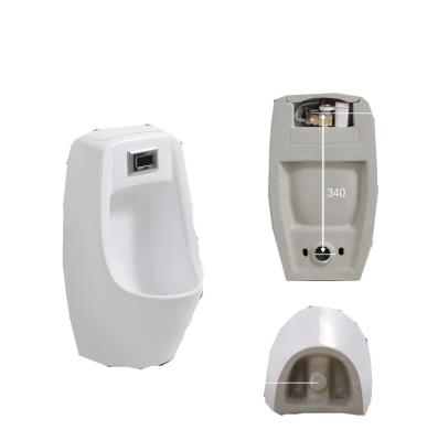 China Gravity Flushing Hi-Tech Induction Urinal Mens Wall Mounted Adult Ceramic Floor-Standing Urinal for sale