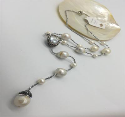 China 2019 Hot Sale Fashion Freshwater Pearl Jewelry Handmade Necklaces Good Prices for sale