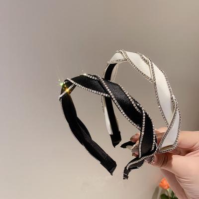 China Smart Casual Hair Band For Women Wash Face Water Pressure Drill Headband Headband Hair Accessories Wholesale for sale