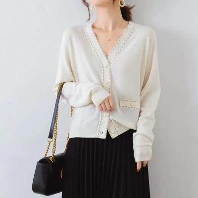 China Wholesale Comfortable Winter Wool Women's Loose Loose Sweaters Loose Apparel Knitting Woolen Cardigans for sale