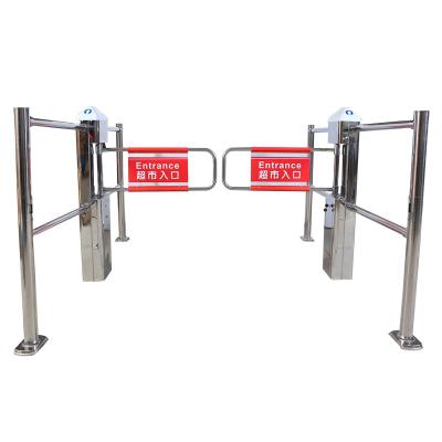 China 2.0mm Stainless Steel Tube Top Quality Widely Used Infrared Induction Gate Security Automatic Turnstile Gate Price - 201 for sale