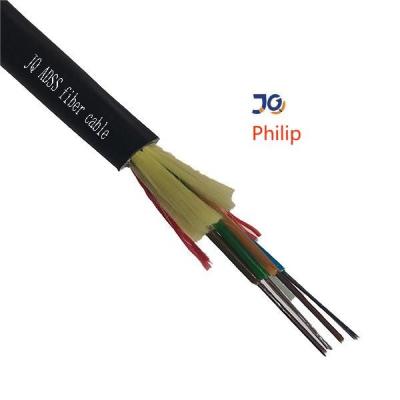 China FRP ADSS Outdoor Fiber Optic Cable HDPE Sheathed With Aramid Yarn for sale