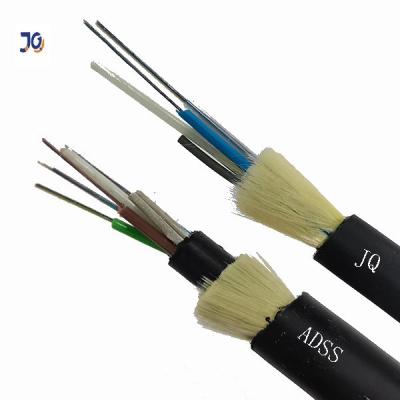 Κίνα Aerial Outdoor No Metal 12/24/36/48 /96 Cores Singlemode ADSS Fiber Optic Cable προς πώληση