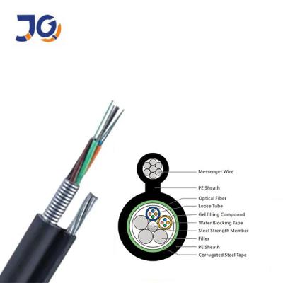 China Figure 8 Fiber Optic Cable 24 48 Core Optical Fiber Cable OFC 96 Core Aerial Fiber Cable for sale