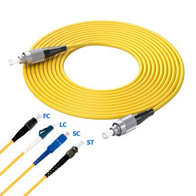 China FTTH SC/FC/LC/ST/MTRJ/MU/DIN UPC APC Simplex Duplex SM MM 3M 5M 10M 20M 30M Fibre Patch Cord for sale