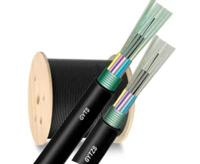 China 48 Cores Outdoor Armored Fiber Optic Cable GYTS GYTZS single mode optical fiber cable en venta