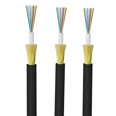 China 4 8 12 Core GYFXTH Unitube Glass Yarn Aramid yarn Non Metallic Optical Fiber Cable JET fibre optic cables for sale