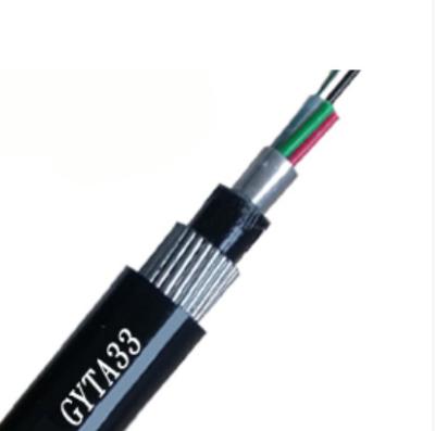 China Submersible Cable 24 32 36 48 72 96 144 Cores G652D SM Underwater Submarine Optical Cable GYTA33 for sale