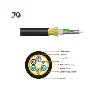 China Cable de fibra óptica ADSS 24 48 Cable de fibra óptica ADSS 24 48 hilo en venta