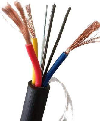 China 12 Core OPLC Hybrid Fiber Optic Cable Composite Fiber Cable With Copper Conductor for sale