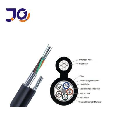 China GYTC8S Figure 8 fiber optic cable 24 48 72 96 Core Optical fiber cable Armored optic cable for sale