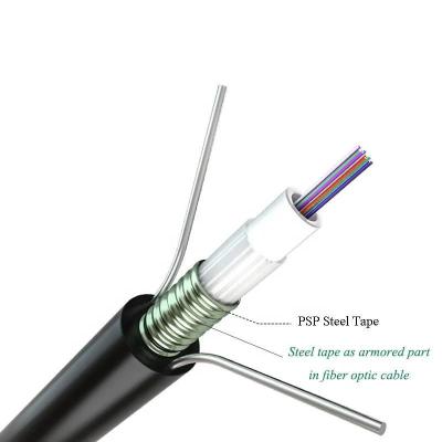 China SM Cabos de fibra óptica para exterior de modo único GYXTW53 GYXTW Mulitmode OM3 Cabos de fibra óptica de 12 núcleos à venda