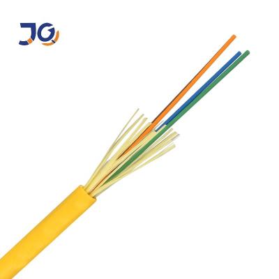 China Cable de fribra óptica tensado del almacenador intermediario de la envoltura OD6.5mm del PVC en venta